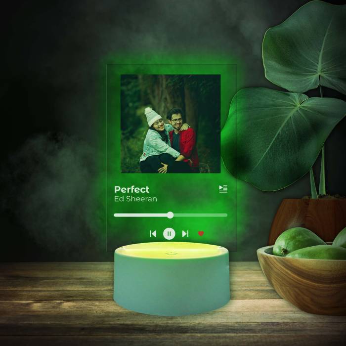 Személyre szabott 3D LED lámpa Spotify-val