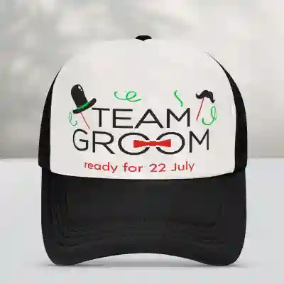 Személyre szabott sapka - Team Groom